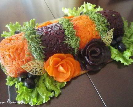 Рулет Селедка под шубой