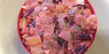 салат ленивая селедка под шубой