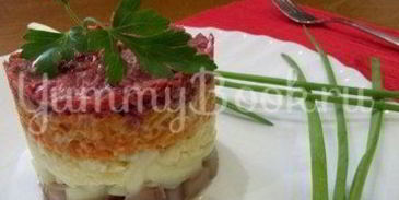 салат сельдь под шубой