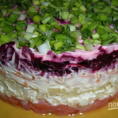 Салат Семга под шубой