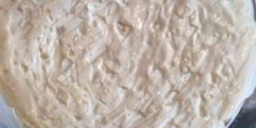 селедка под шубой с семгой и яблоком