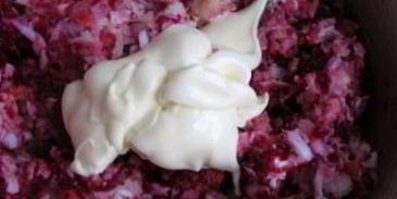 селедка под шубой шариками