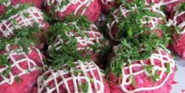 селедка под шубой шариками