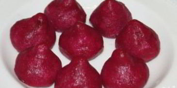 селедка под шубой в виде клубники