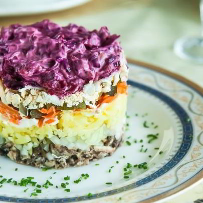 Шпроты под шубой