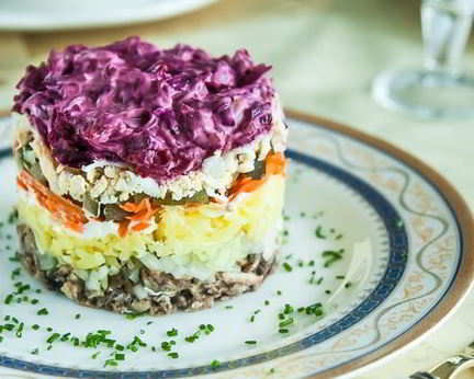 Шпроты под шубой