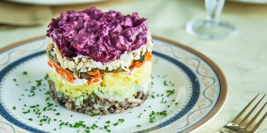 Рецепт шпрот под шубой