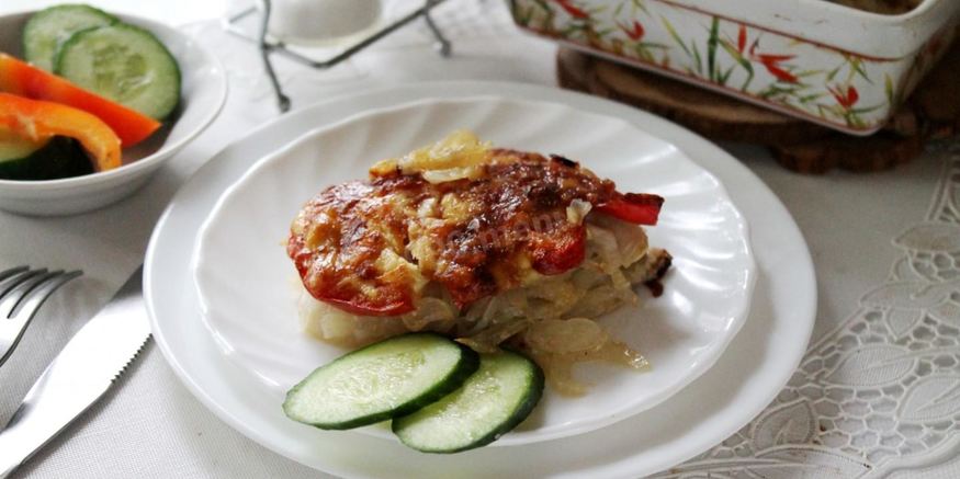 Рецепт свинины под шубой