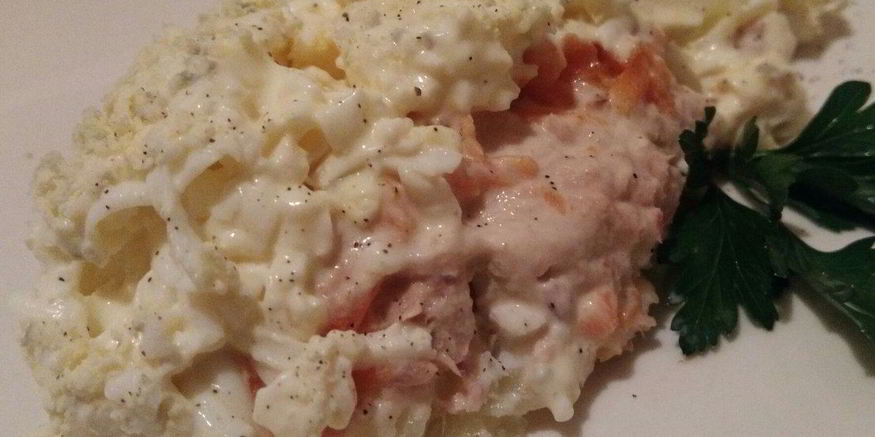 Рецепт тунца консервированного под шубой