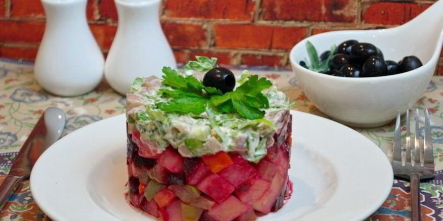 Рецепт винегрета под шубой