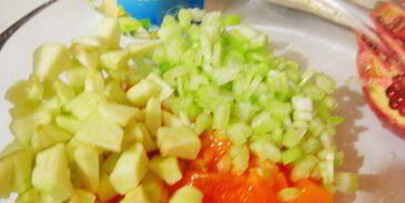 салат разноцветный