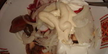 салат с помидорами и редиской