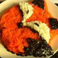 Рецепт Салата с сельдью и грибами Лисичка