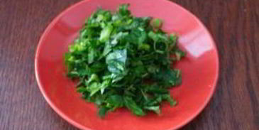 салат с ветчиной и фасолью