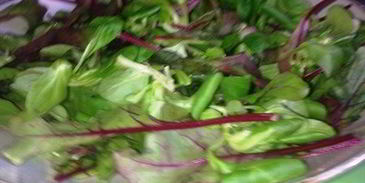 салат с вялеными помидорами и орешками