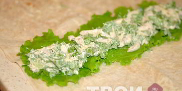 роллы из лаваша цезарь