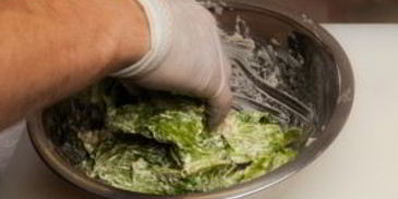 салат цезарь без курицы