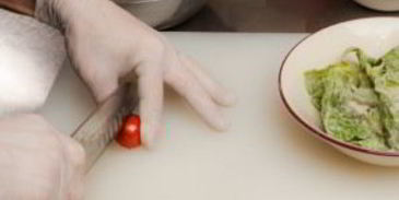 салат цезарь без курицы