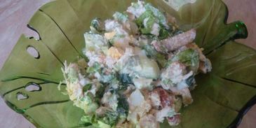 салат цезарь fusion