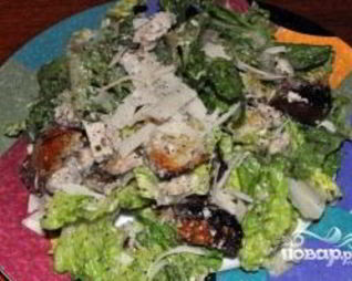 Салат Цезарь настоящий