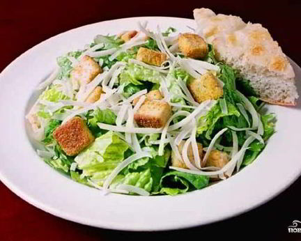 Салат Цезарь по-домашнему