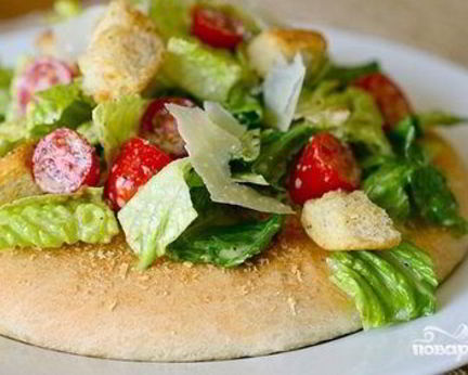 Салат Цезарь с черри