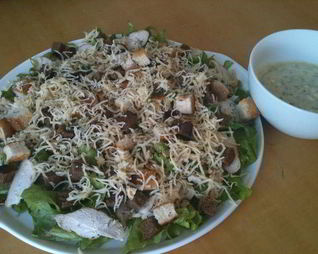 Салатик Цезарь