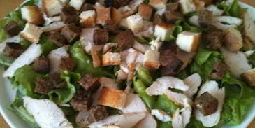 салатик цезарь