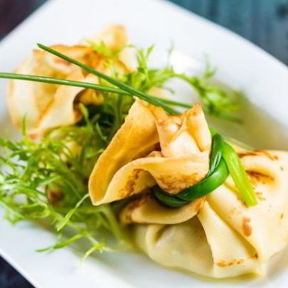 Салат в блинах