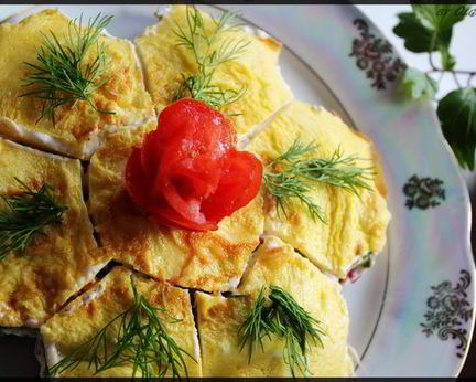 Салатик Цветочек для любимой семьи