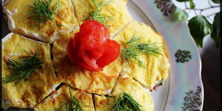 Рецепт салатика цветочек для любимой семьи