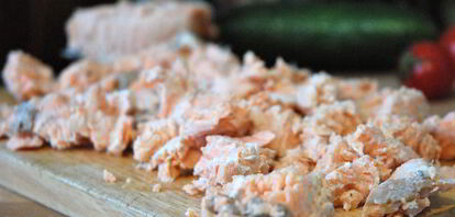 Рецепты салатов с семгой