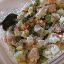 Салаты с ветчиной