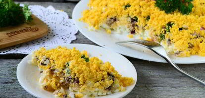 Рецепты слоеных салатов