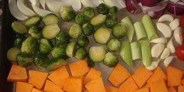 теплый салат зимняя радость