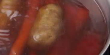 домашний винегрет с фасолью