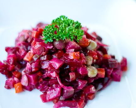 Постный винегрет