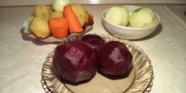 постный винегрет