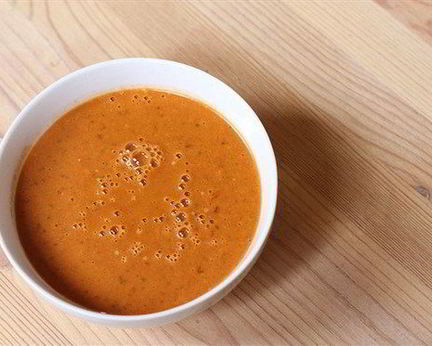 Пряный средиземноморский винегрет с морковным соком