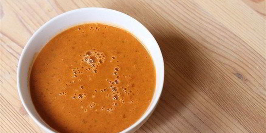 Рецепт пряного средиземноморского винегрета с морковным соком