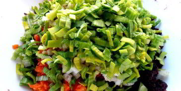 салат винегретный мотив с пикантной заправкой