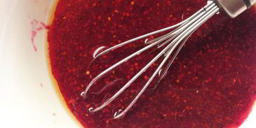 винегрет из запеченных овощей с копченой курицей