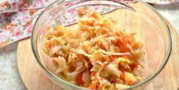 винегрет классический с горошком и капустой