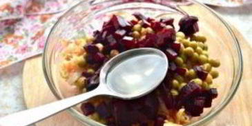 винегрет классический с горошком и капустой