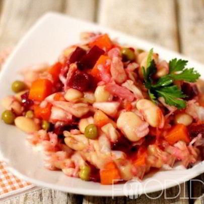 Винегрет с фасолью