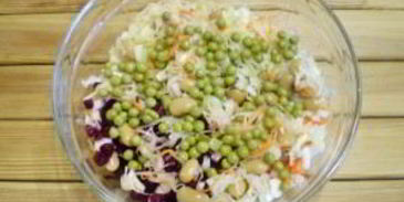 винегрет с горошком