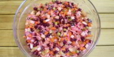 винегрет с горошком