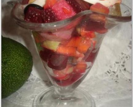 Винегрет с кальмарами