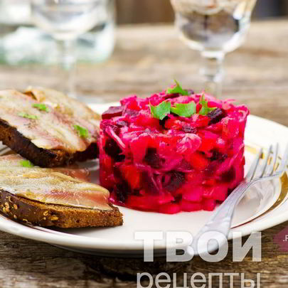 Винегрет с капустой