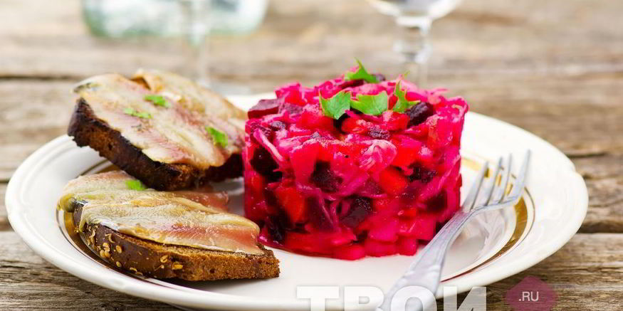 Рецепт винегрета с капустой